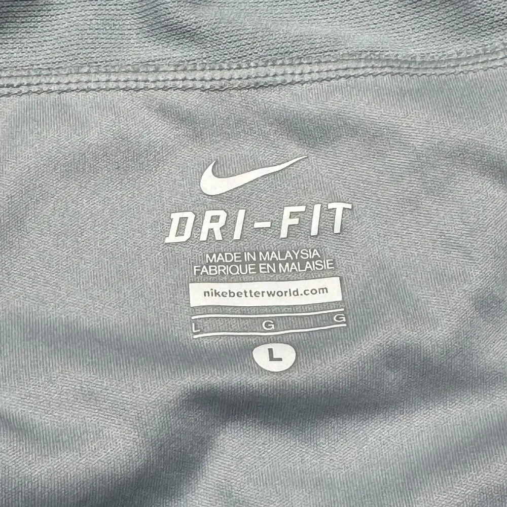 Nike Dri-Fit Lined Running Shorts Black White Gray Large